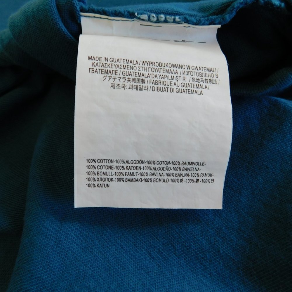 Vans Original gradient dye twilight blue colorwash crewneck cotton jersey Tshirt - Picture 10 of 11